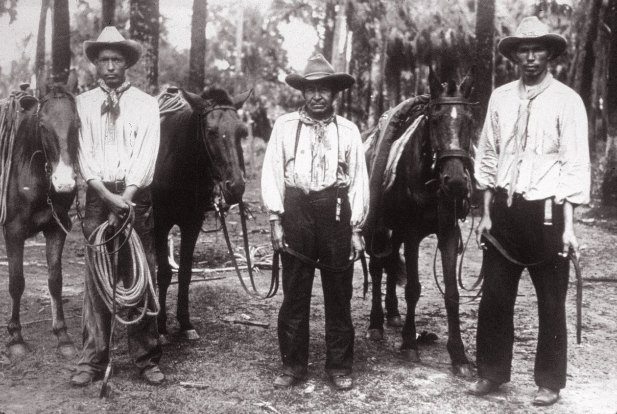 Tre Seminole-indianere af American Photographer