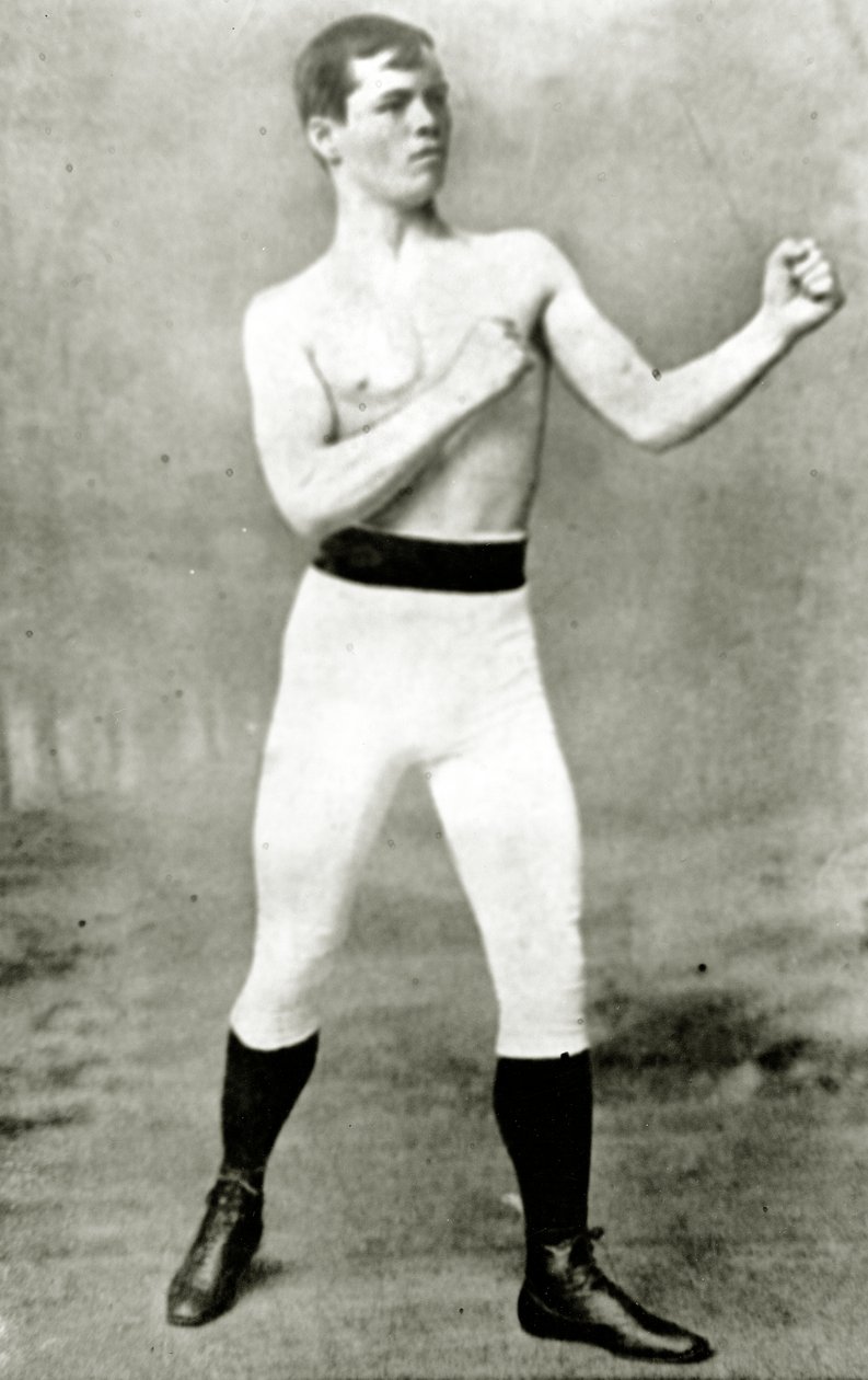 Tommy Warren, 1885 (sepiafoto) af American Photographer
