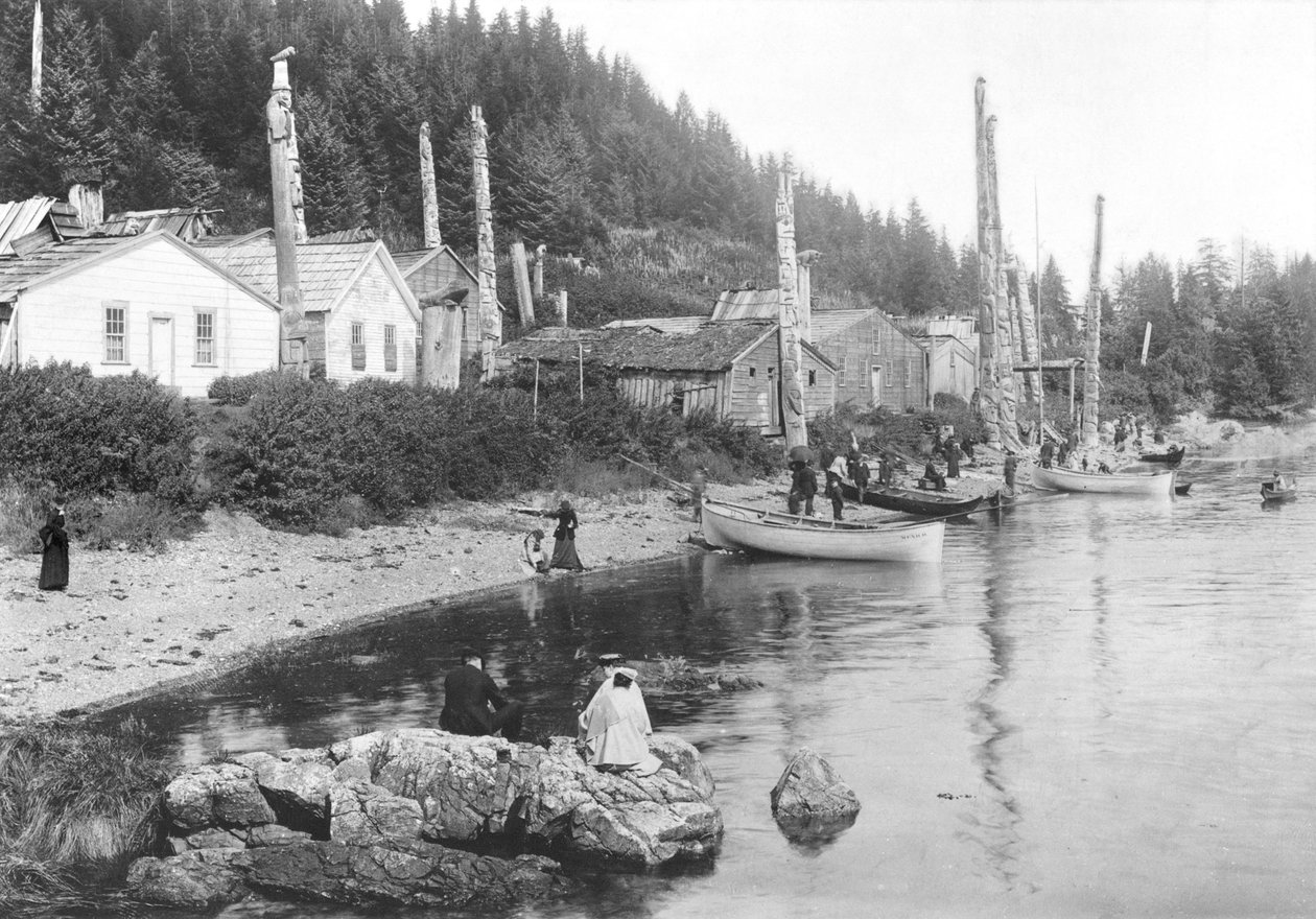 Landsby i Alaska, ca. 1900 af American Photographer