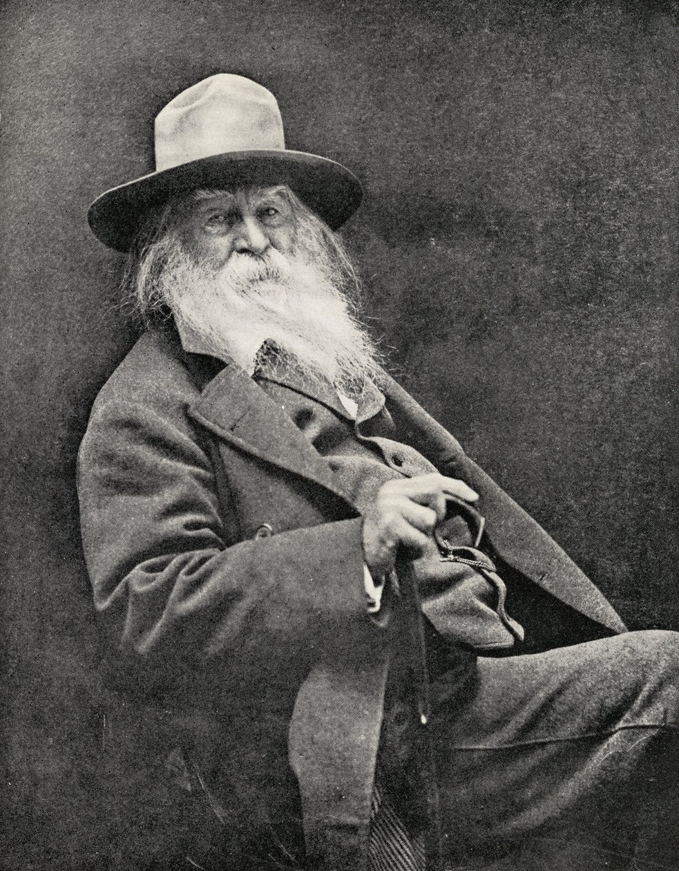 Walt Whitman (1819-91) af American Photographer