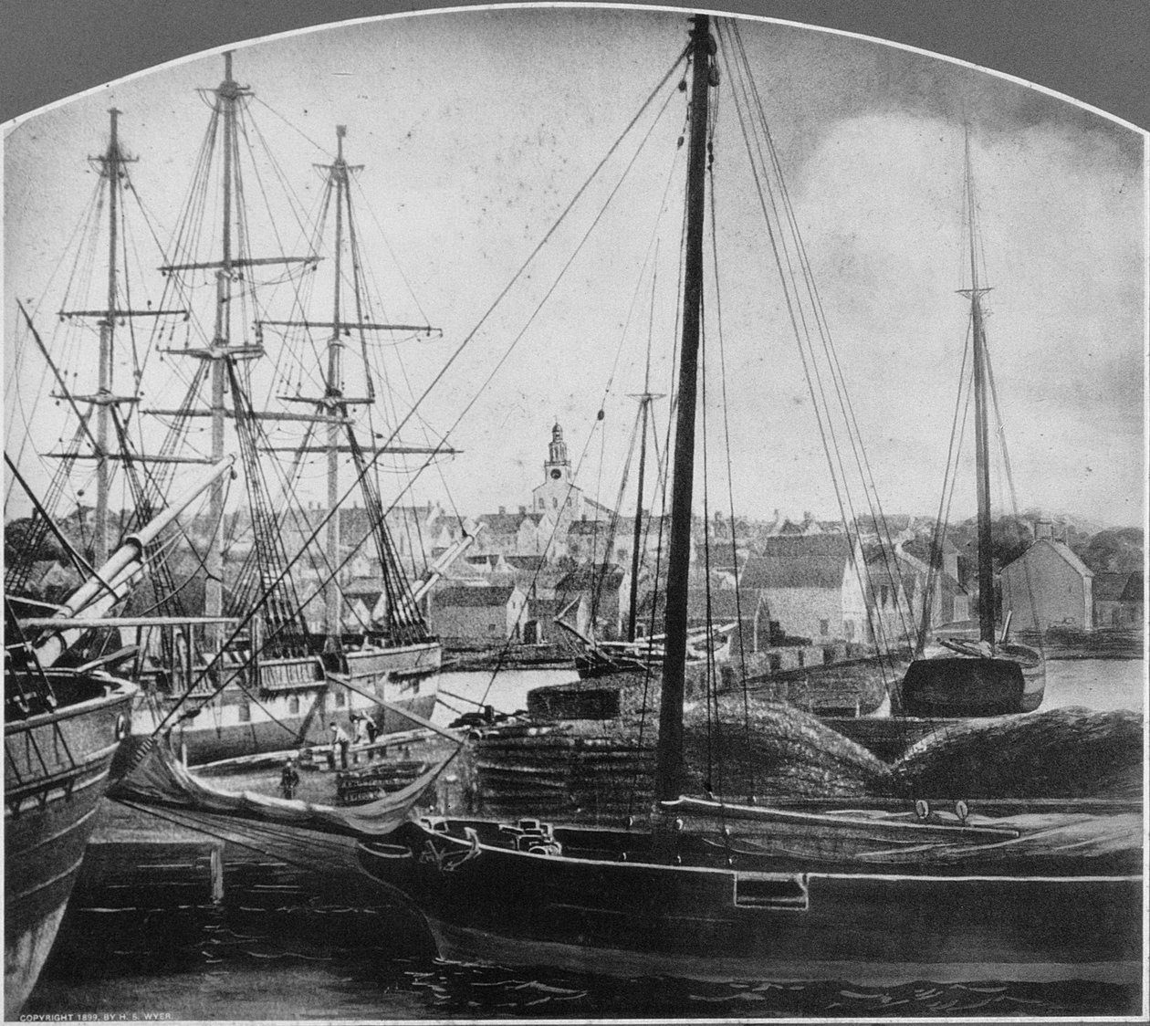 Hvalfangsthavn, New Bedford af American Photographer