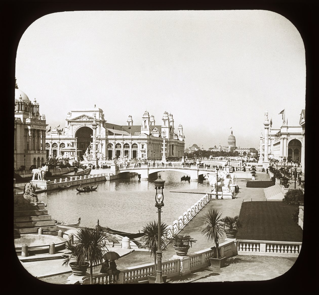 Worlds Columbian Exposition: udvendig udsigt, Chicago, 1893 (lanternerutsjebane) af American Photographer