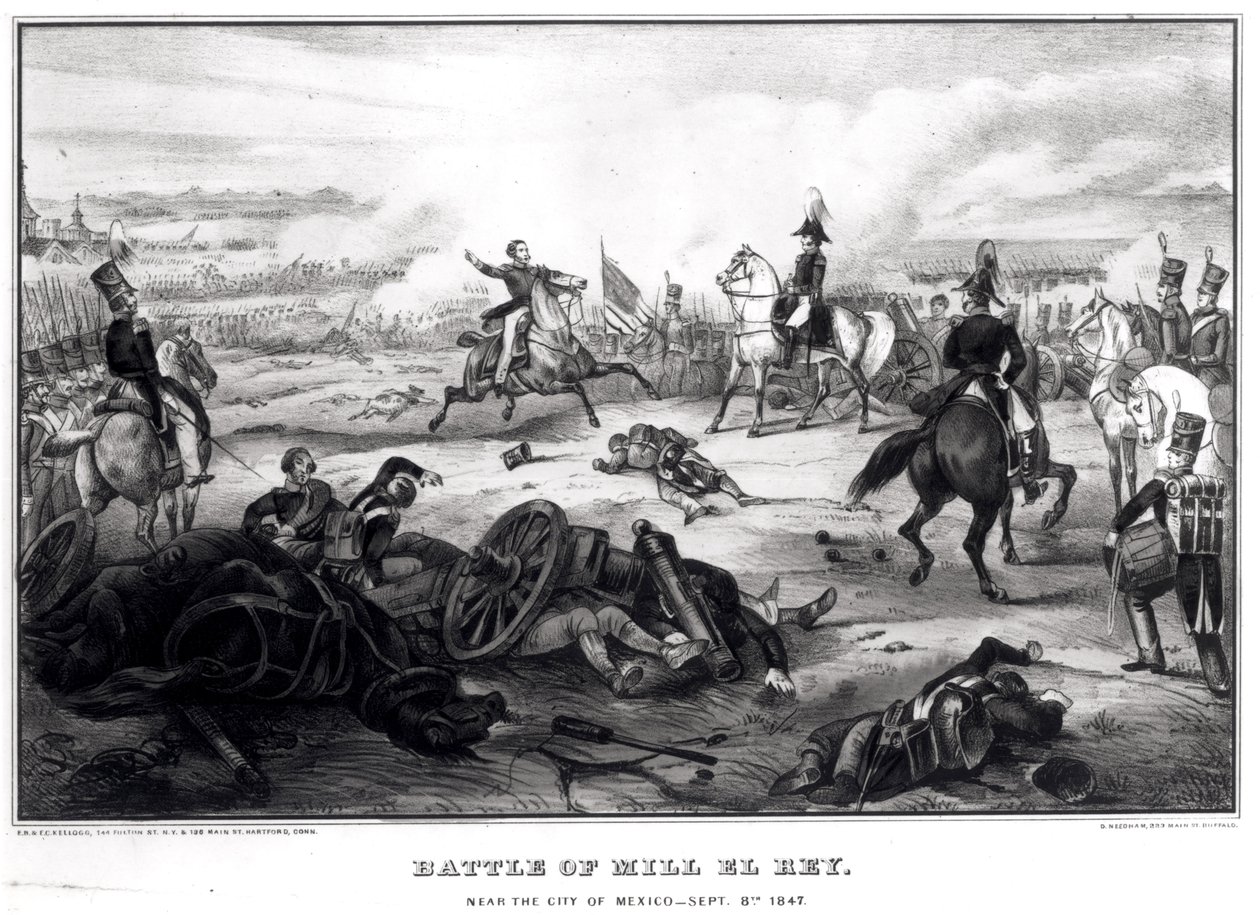 Slaget ved Mill El Rey, nær Mexico City, den 8. september 1847 af American School