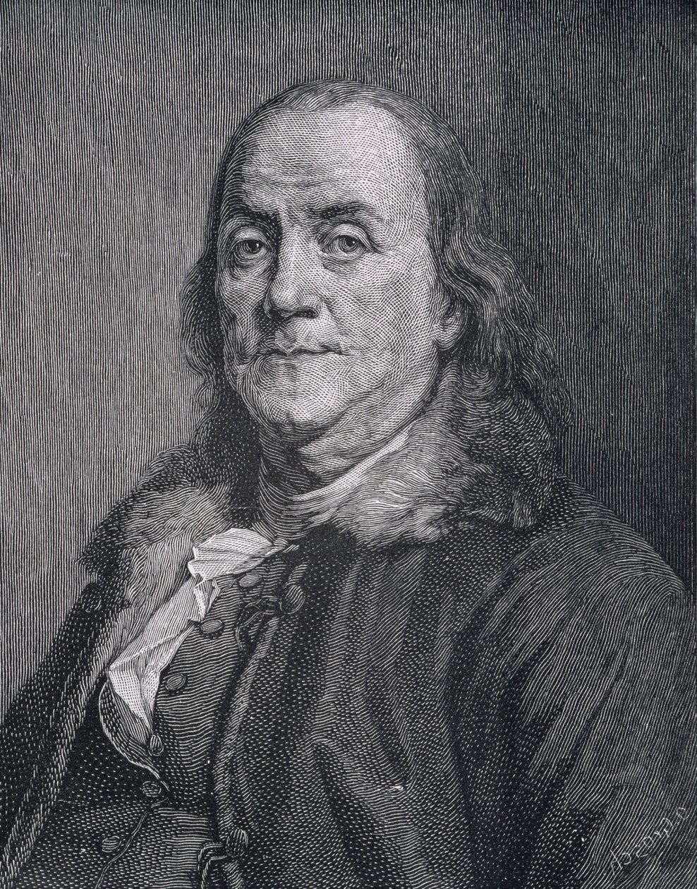 Benjamin Franklin af American School