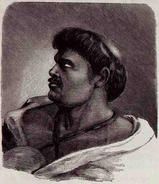 Capitao Vei-Bang, chef for Coroados, fra Amazonas og Madeira-floderne, af Franz Keller, 1874 af American School