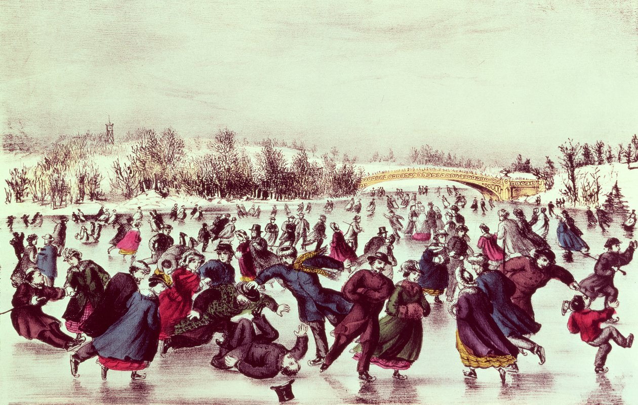 Central Park, vinter: The Skating Carnival af American School
