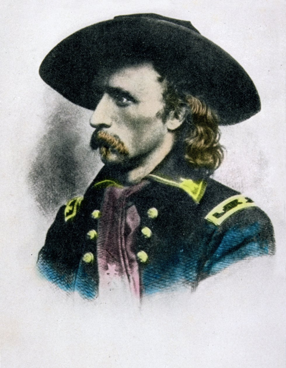 George Armstrong Custer (senere farvelægning) af American School