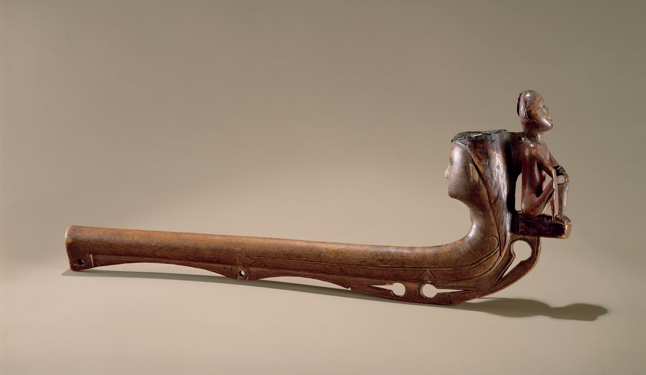 Iroquois Pipe, ca. 1725 (træ) af American School