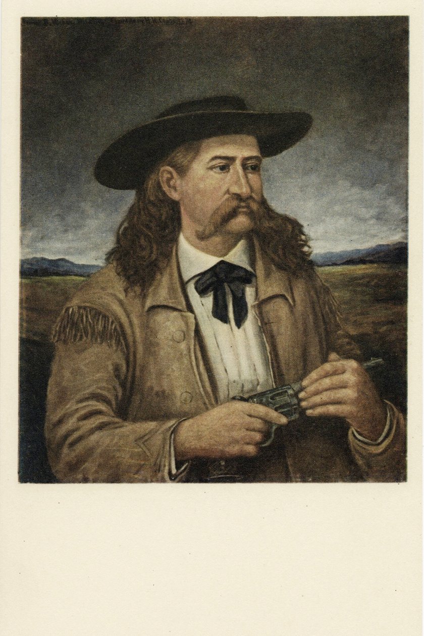 James Butler (Wild Bill) Hickok (1817 - 1876), af American School