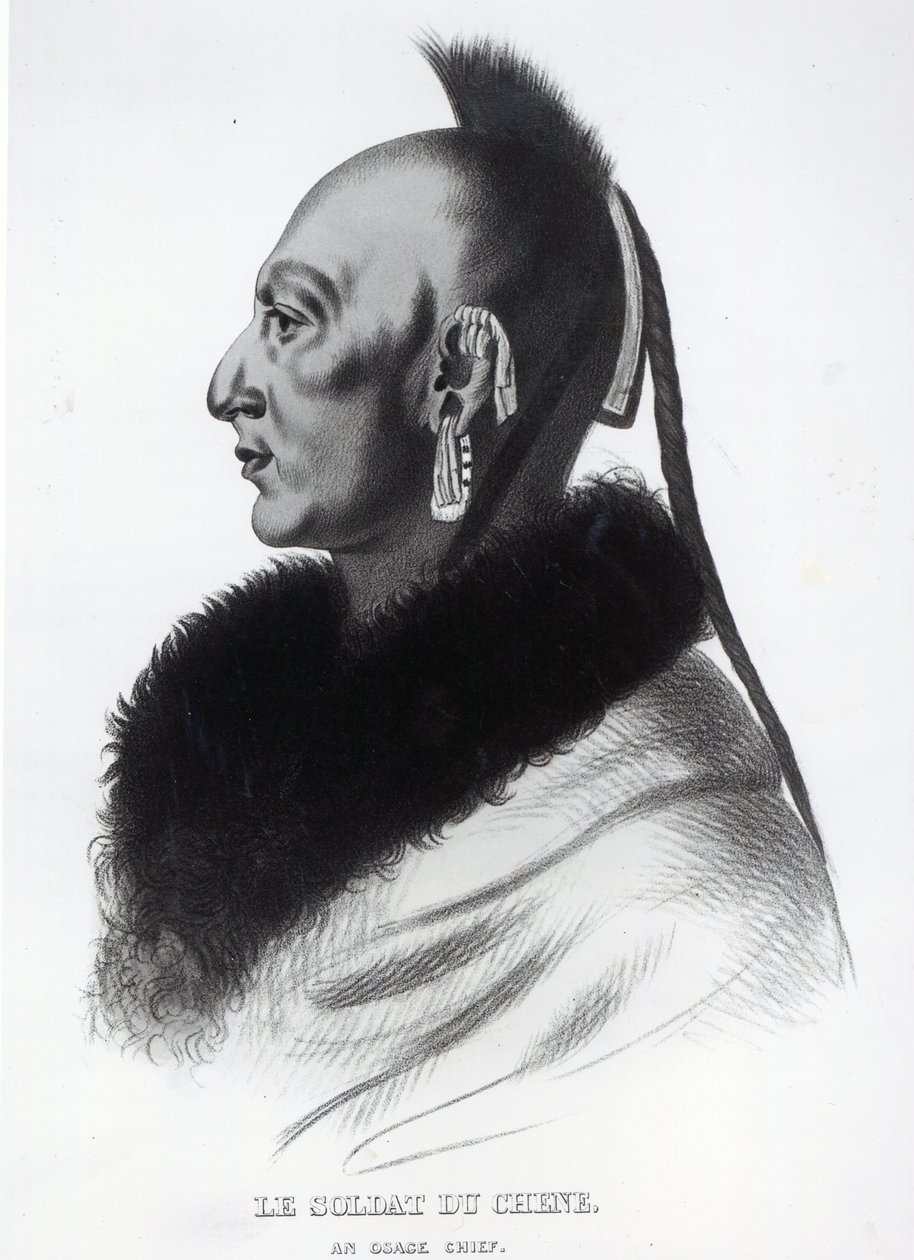 Le Soldat du Chene, en Osage-chef af American School