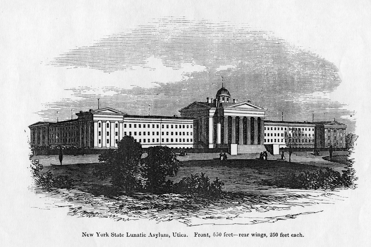 New York State Lunatic Asylum i Utica af American School