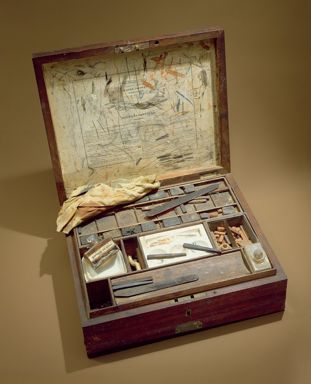 Paintbox af John James Audubon (1785-1851) af American School