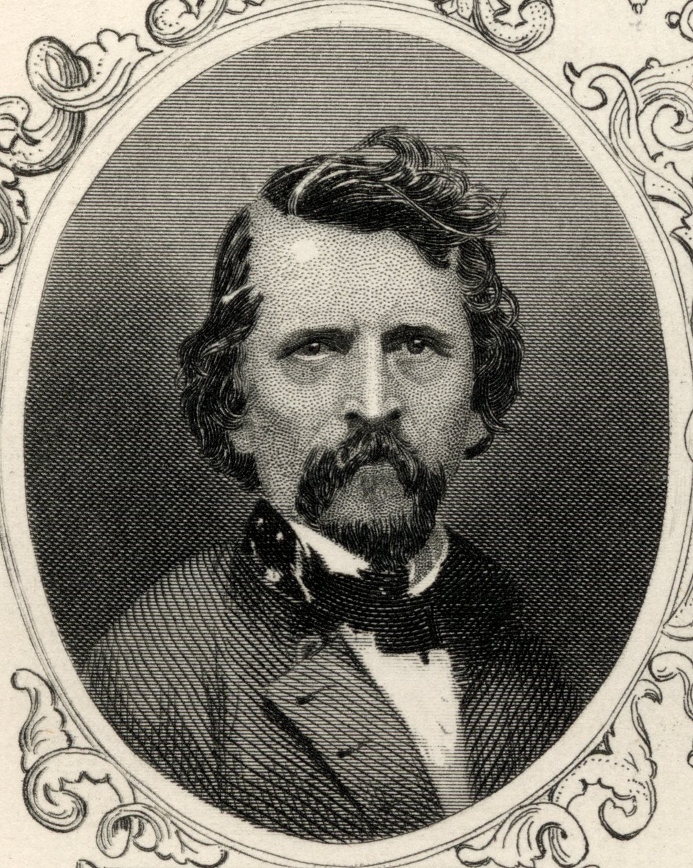Portræt af general Earl Van Dorn (1820-63) af American School