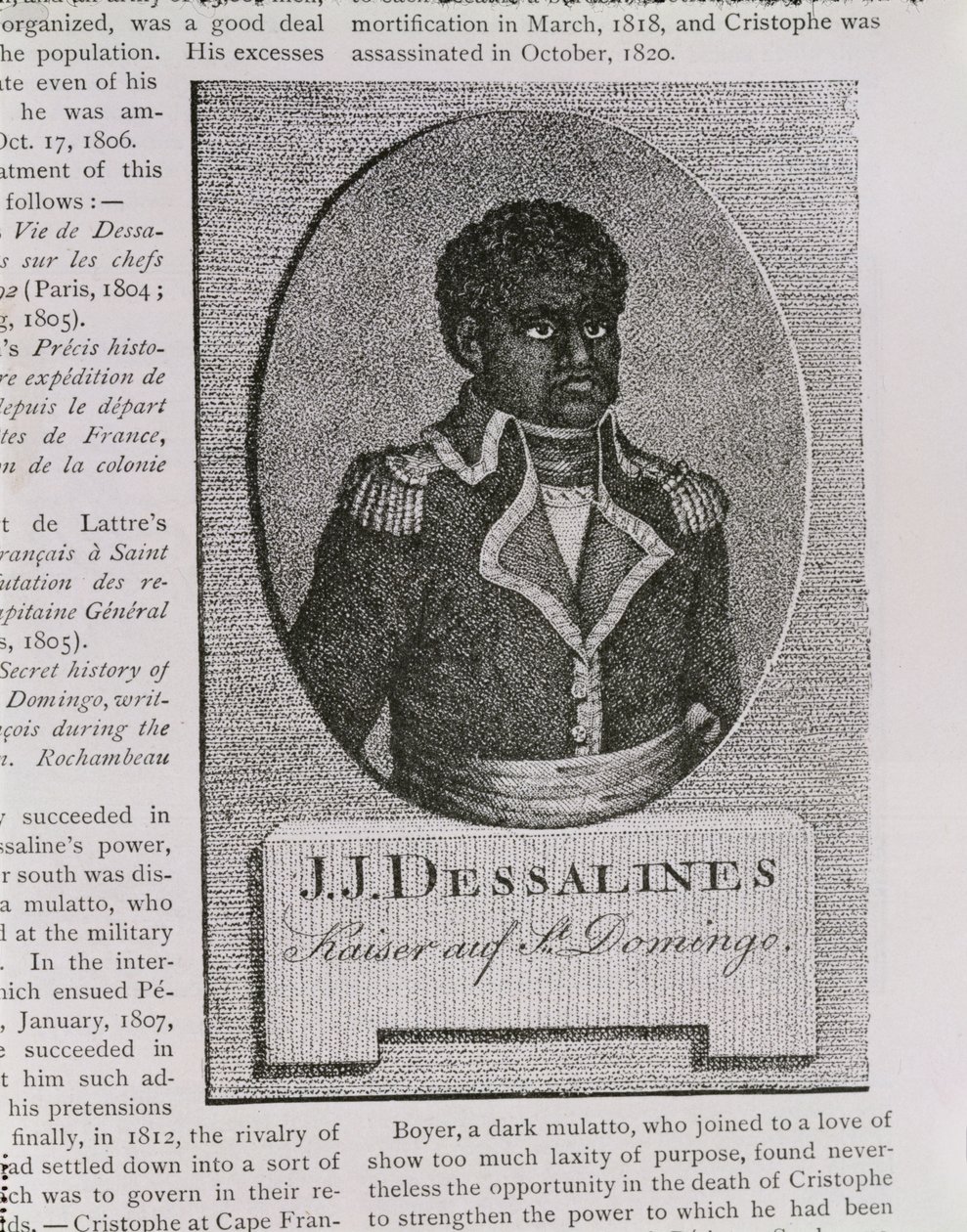 Portræt af Jean-Jacques Dessalines (ca. 1758-1806) af American School