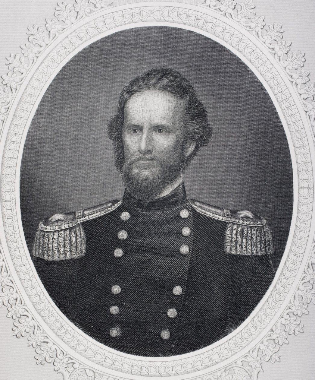 Portræt af Nathaniel Lyon (1818-61) af American School