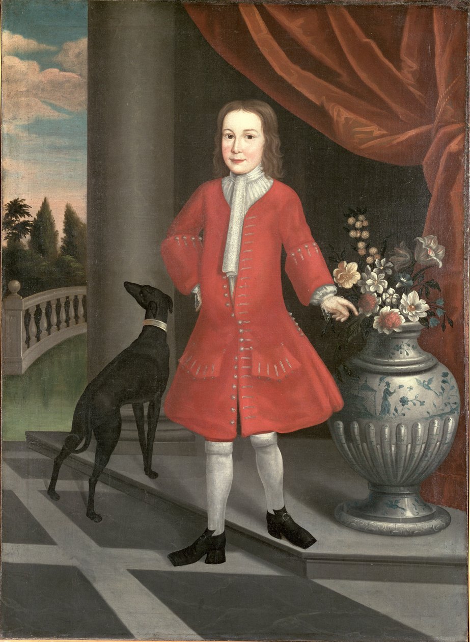 Portræt af Pierre van Cortlandt, ca. 1731 af American School