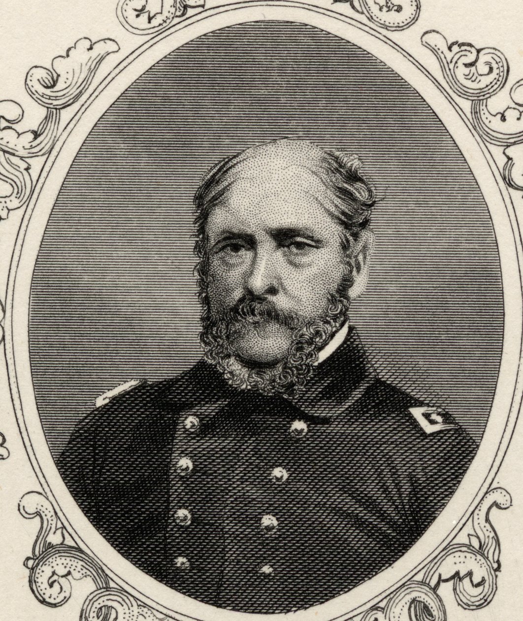 Portræt af kontreadmiral John Ancrum Winslow (1811-73) af American School