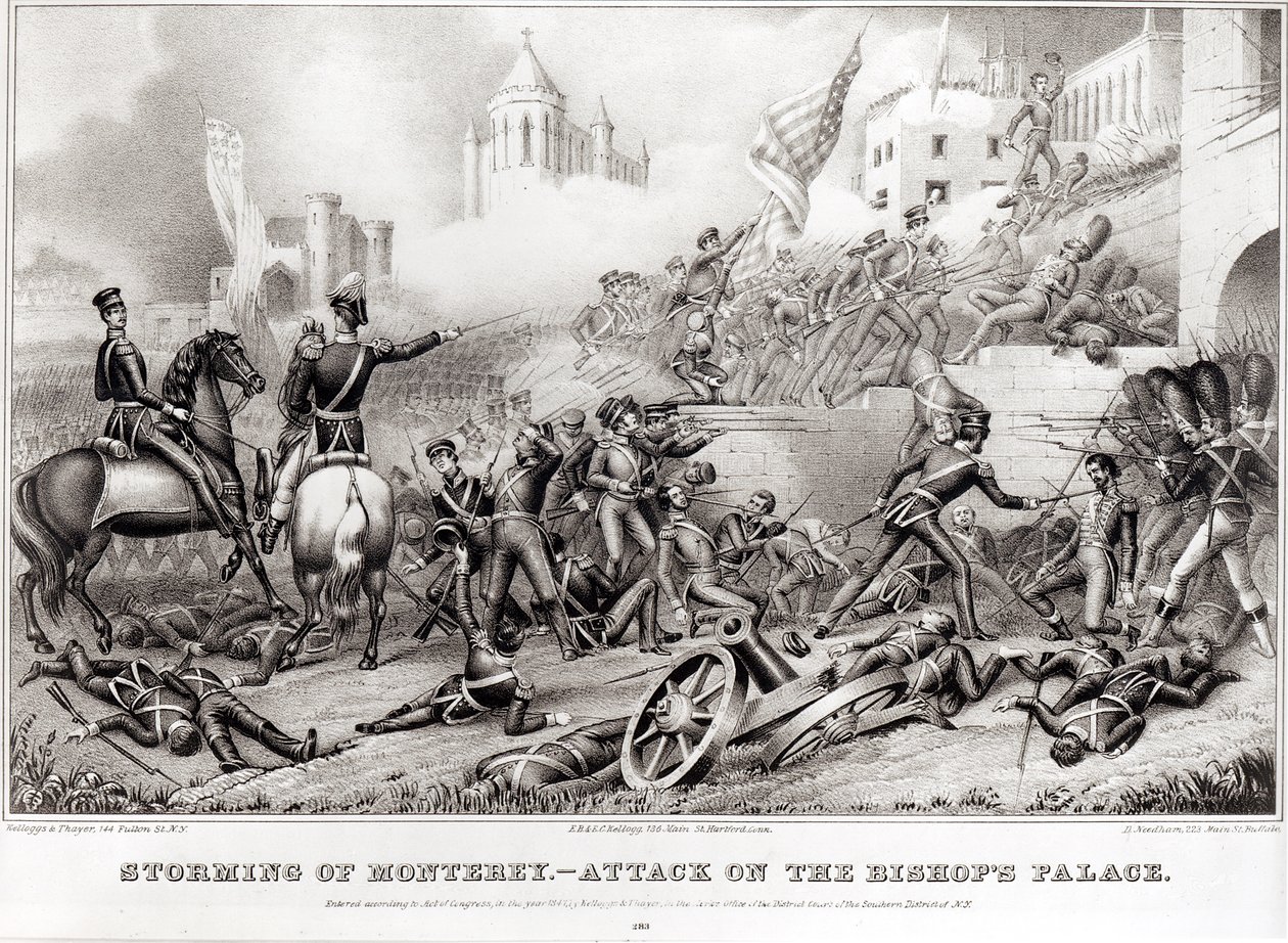 Stormen af Monterey. Angreb på biskoppens palads i 1846, 1847 af American School