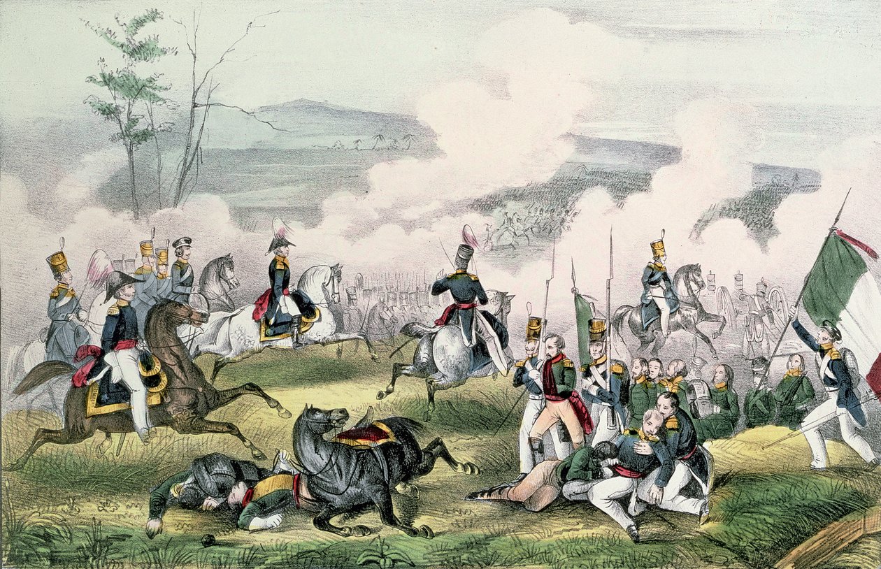 Slaget ved Palo Alto, Californien, 8. maj 1846 af American School