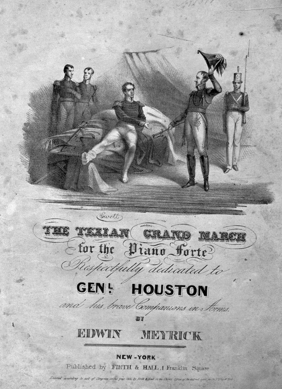 The Texian Grand March, 1836 af American School
