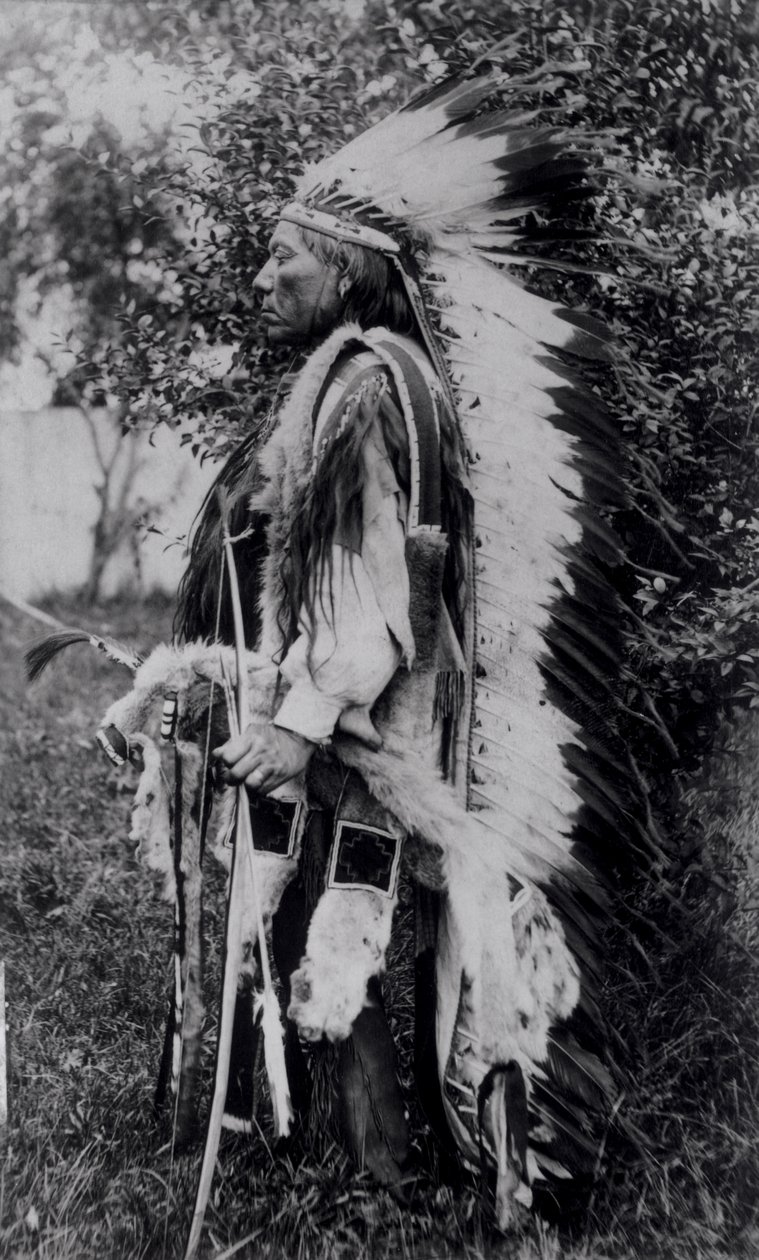 White Wolf, en Comanche-høvding, ca. 1891-98 af American School