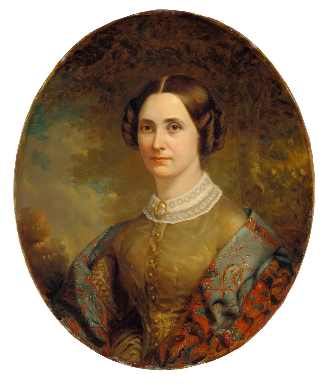 Portræt af en Dame af American 19th Century