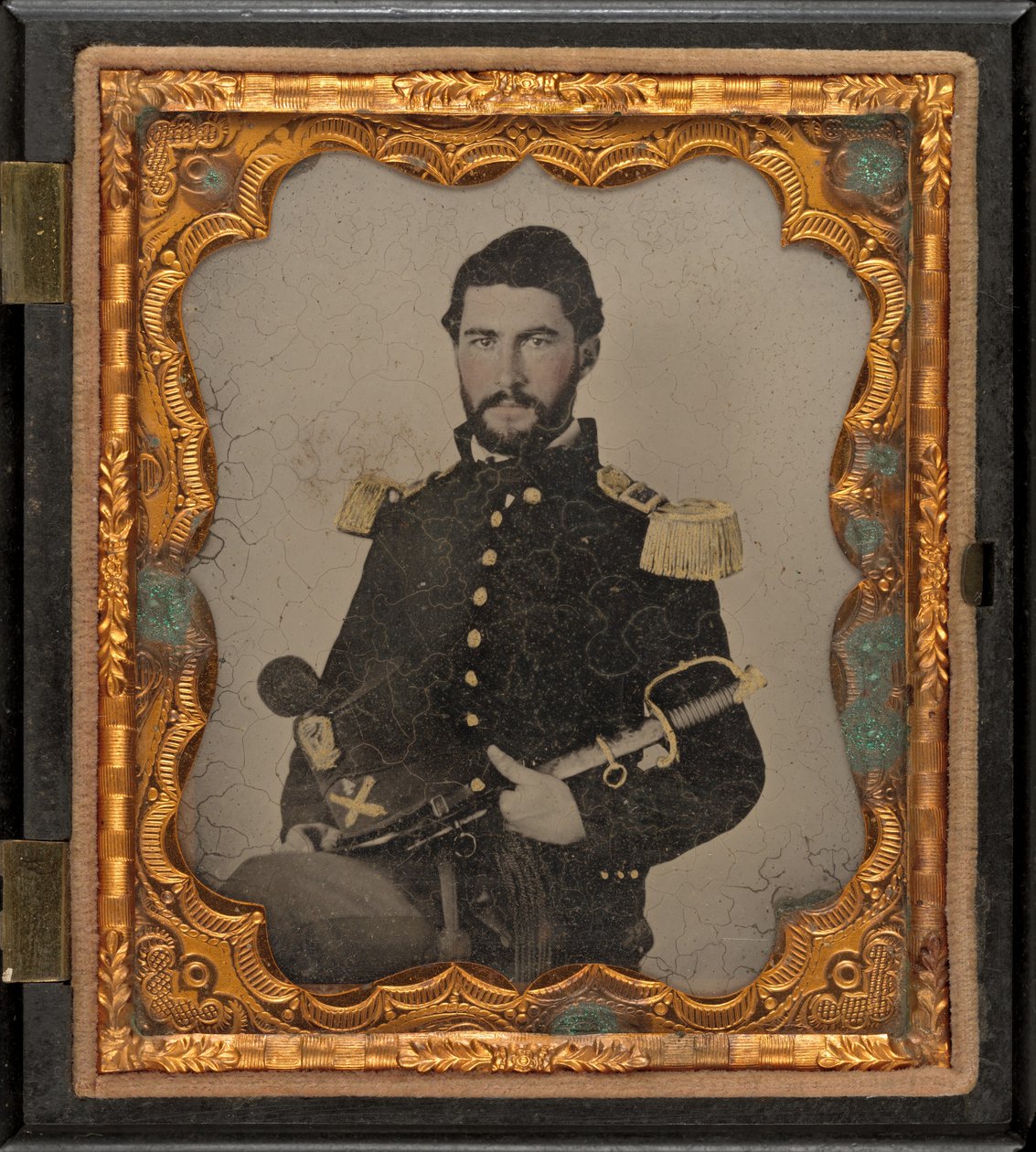 Sekondløjtnant Henry W. Hayden af American 19th Century