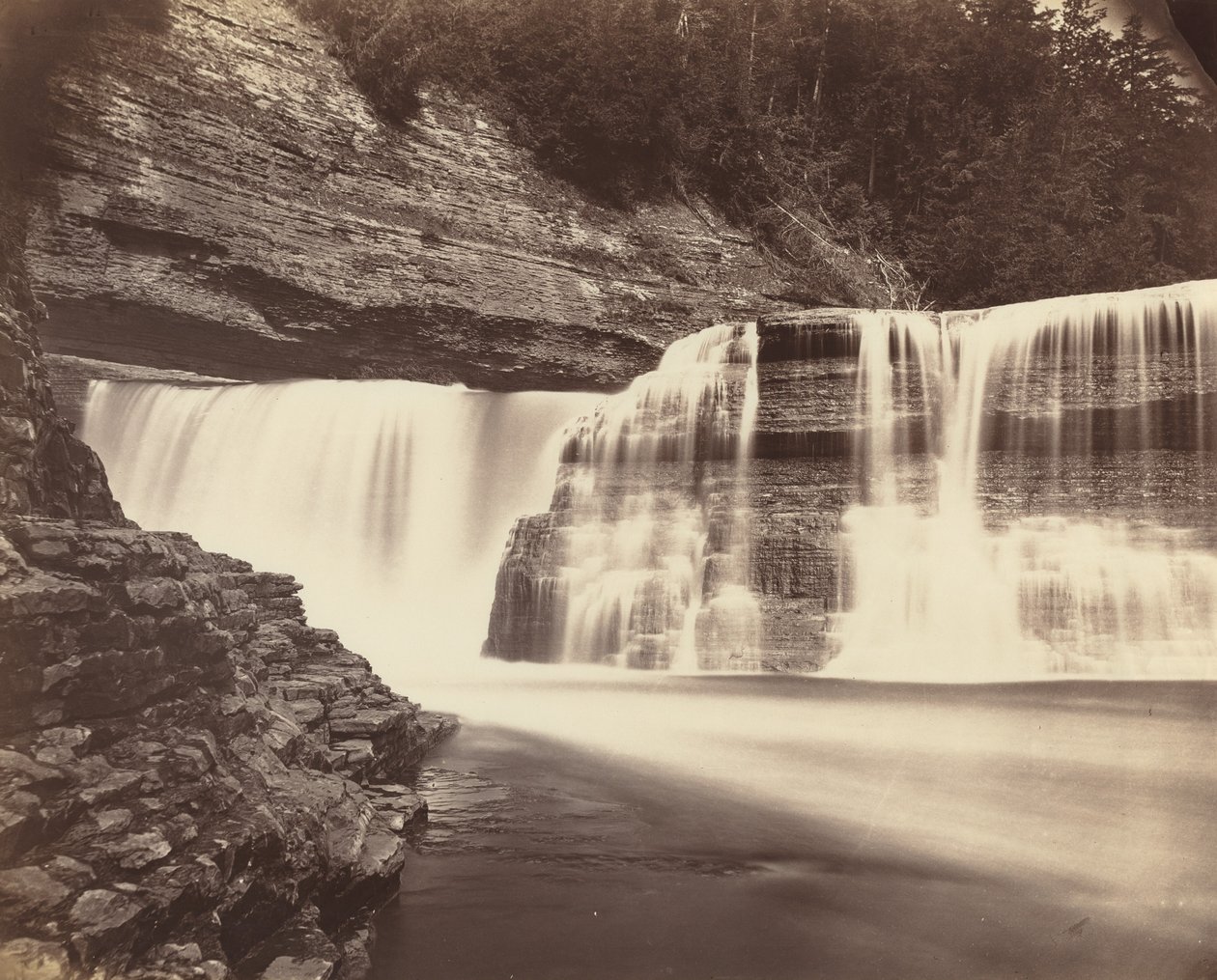 Trenton Falls, New York af American 19th Century