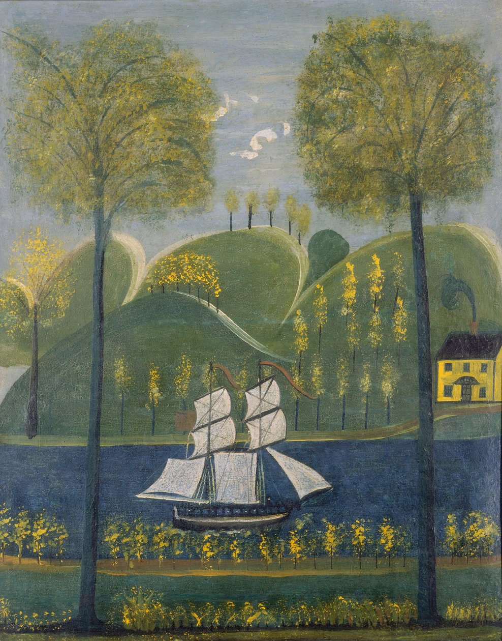 Under fuld sejl af American 19th Century