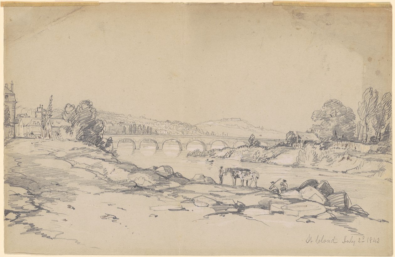 St. Cloud af American 19th Century after John Frederick Kensett
