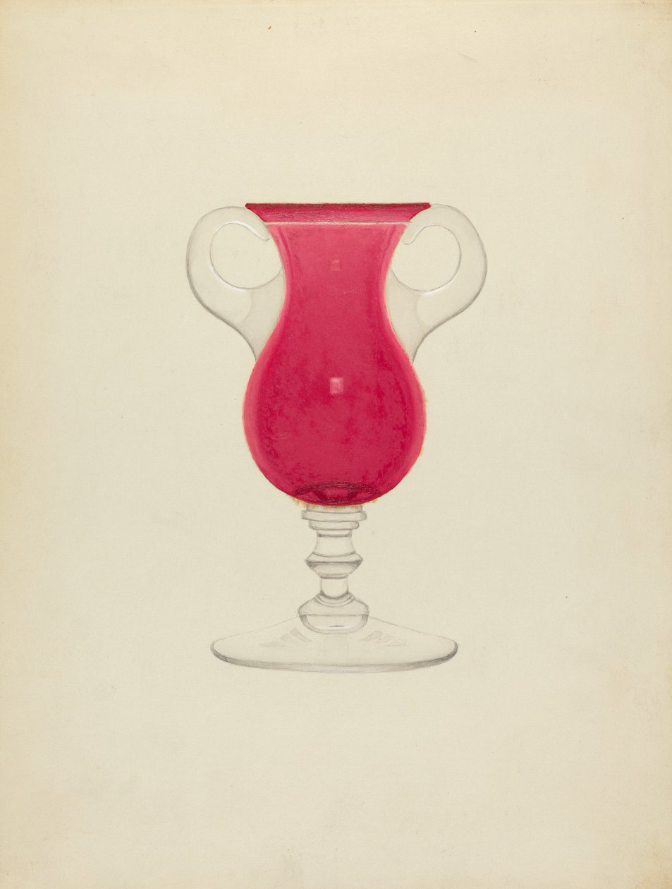 Blæst glas af American 20th Century