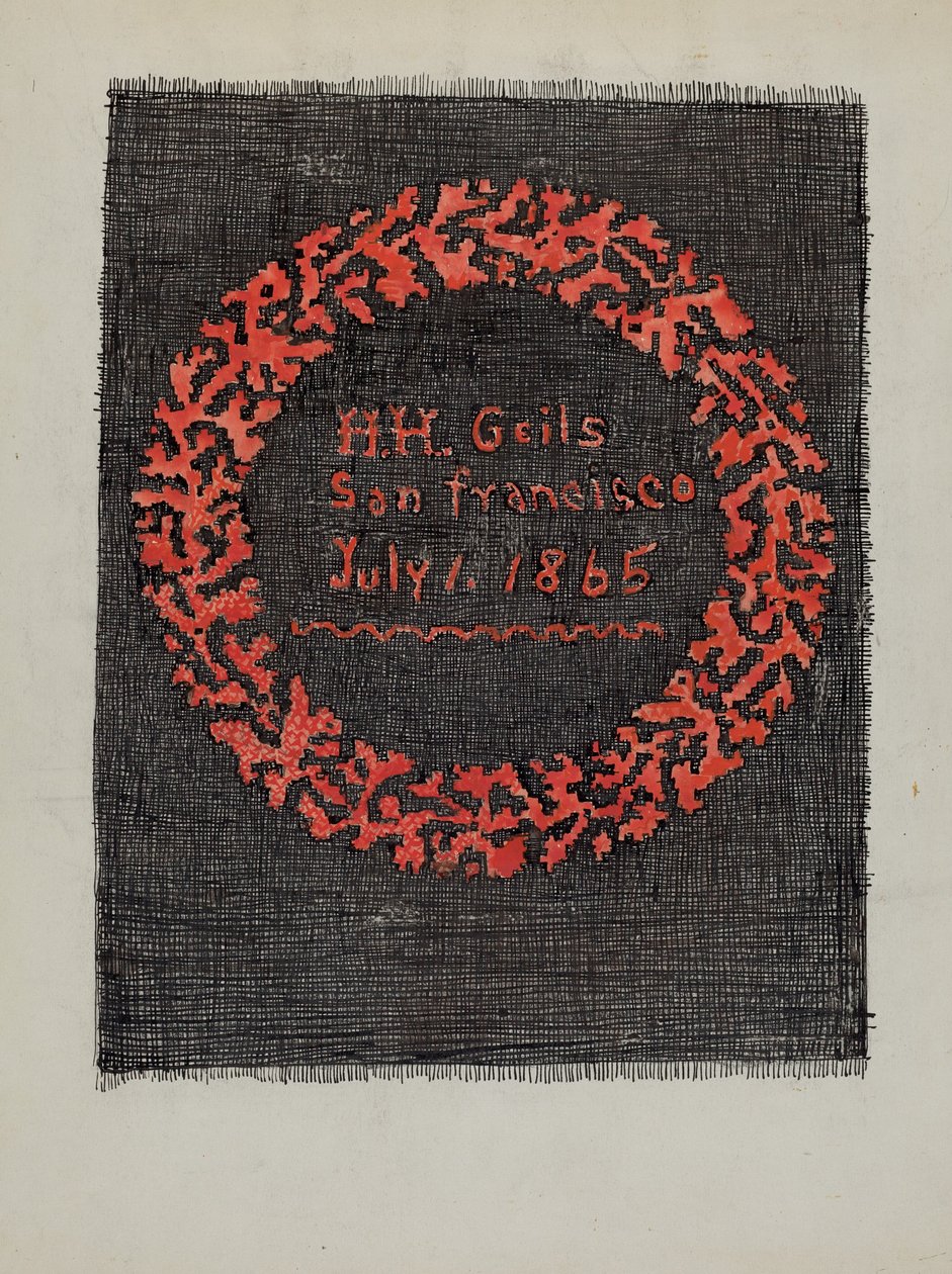 Broderier af American 20th Century