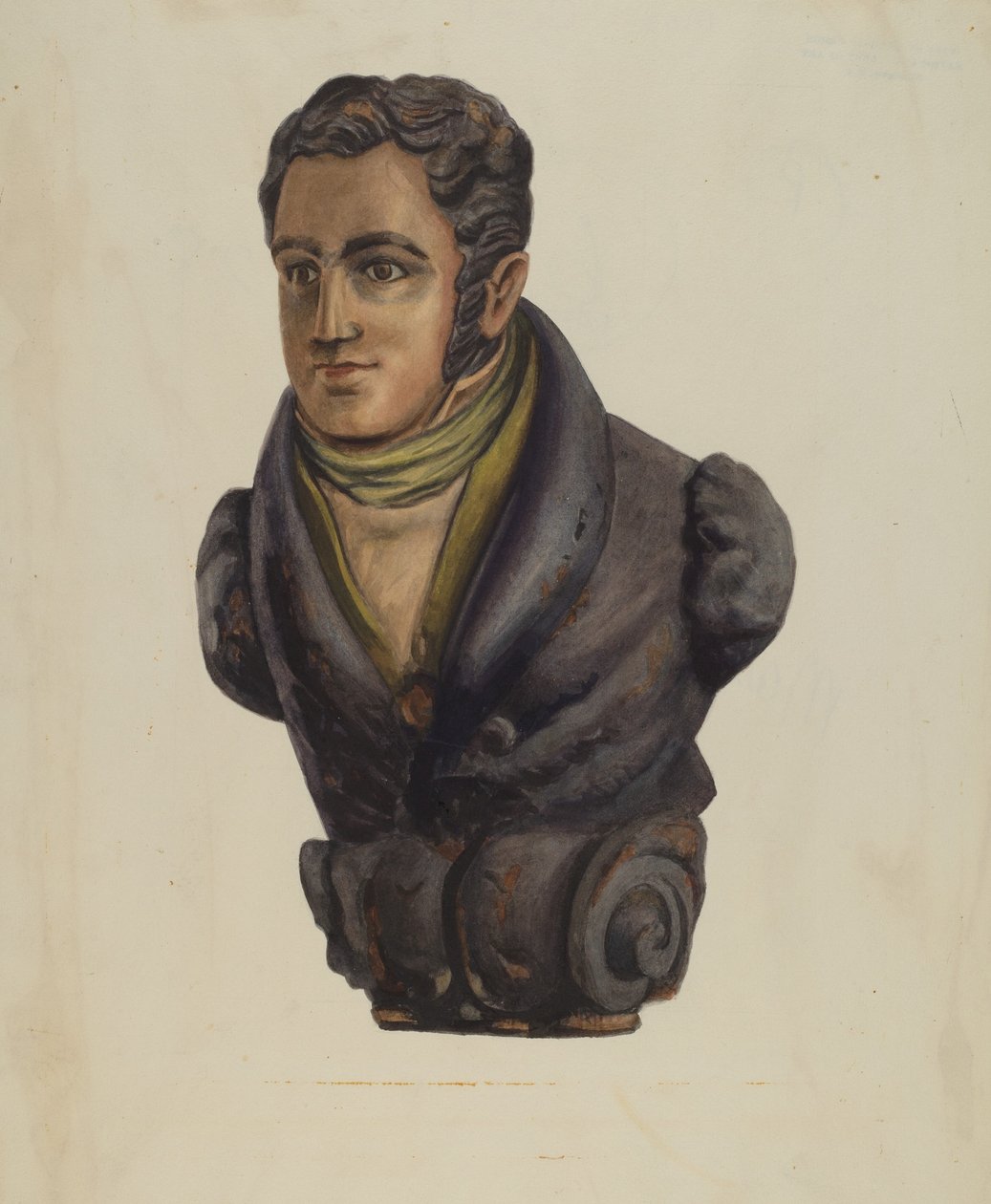 Galionsfigur fra "Bartholomew Gosnold" af American 20th Century