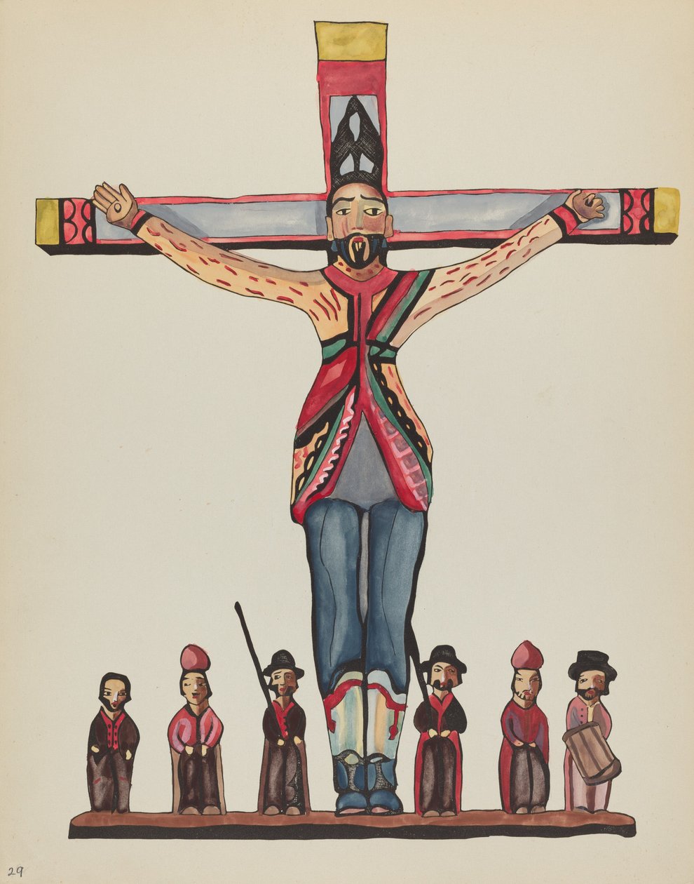 Plade 29: Saint Acacius: Fra Portfolio "Spanske koloniale designs i New Mexico" af American 20th Century