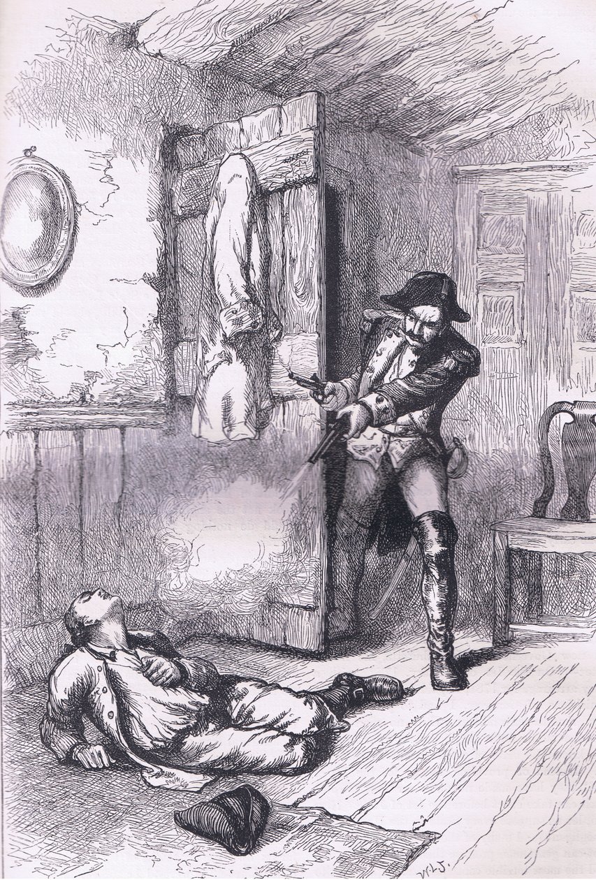 Fannings grusomhed: Murder of an American Planter, illustration fra Cassells History of the United States udgivet af Cassell, Petter & Galpin, ca. 1900 (litho) af American English school