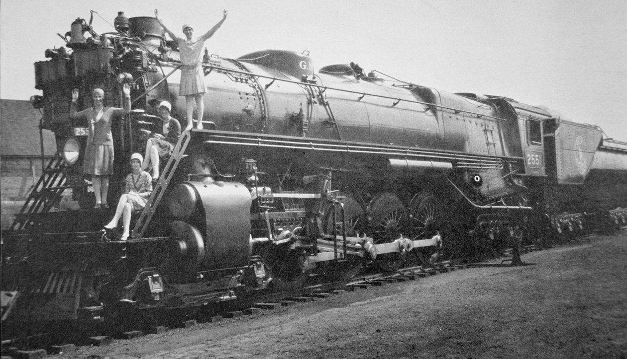 Et 4-8-4 klasse S-1 lokomotiv bygget af Baldwin til 