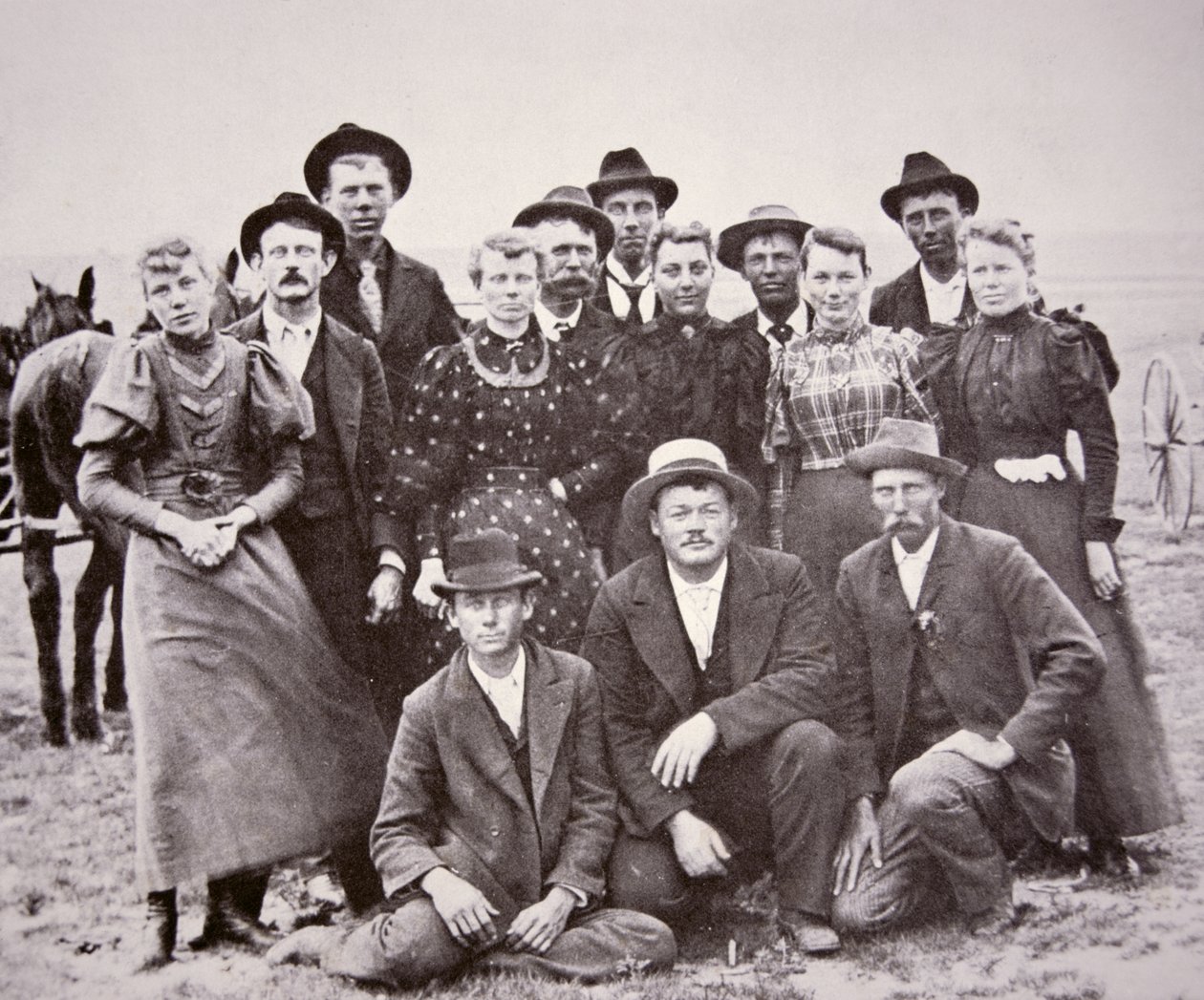 American Pioneers, ca. 1850 (s/h-billede) af American Photographer