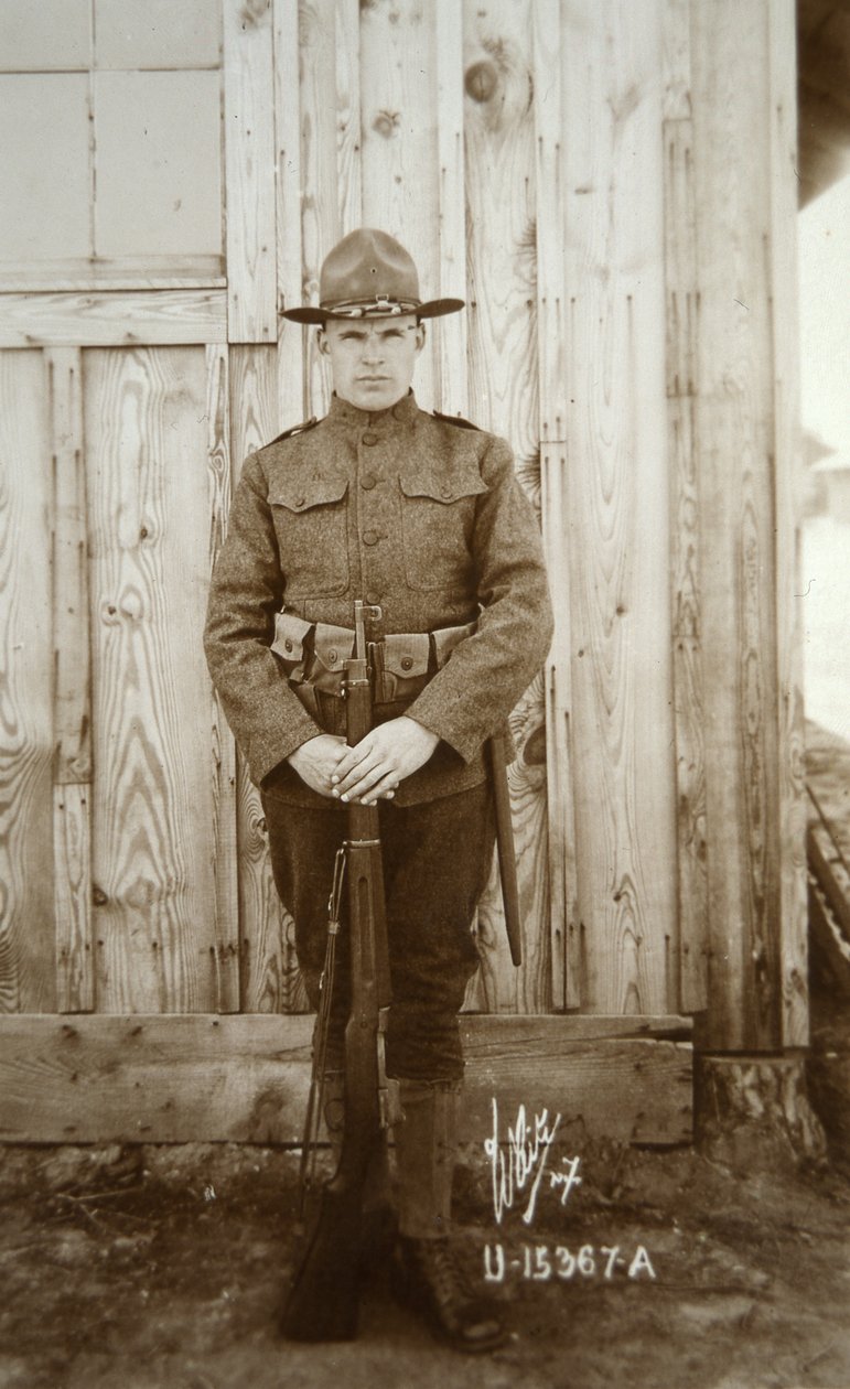 Amerikansk infanterist fra Første Verdenskrig af American Photographer
