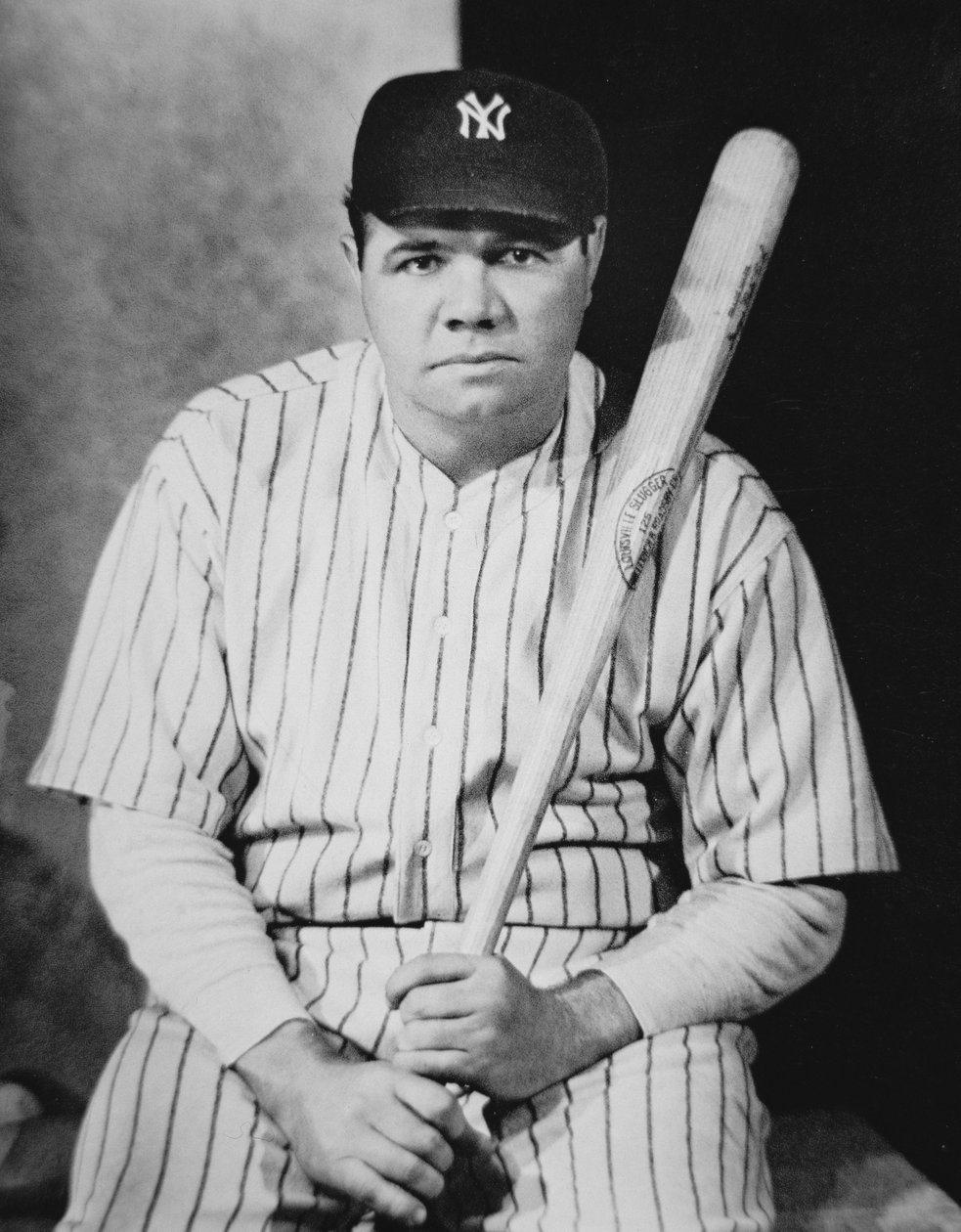 Babe Ruth, ca. 1927 (s/h-billede) af American Photographer