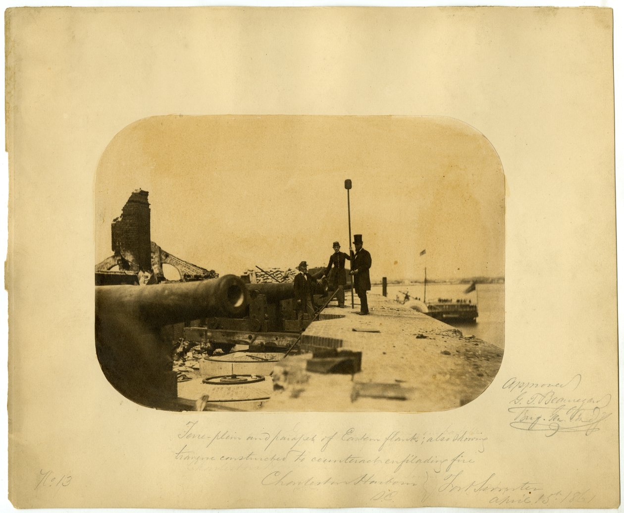 Slaget ved Fort Sumter, 15. april 1861 af American Photographer