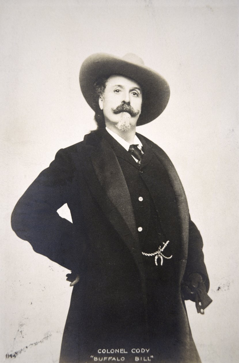 Buffalo Bill (1846-1917) postkort af American Photographer