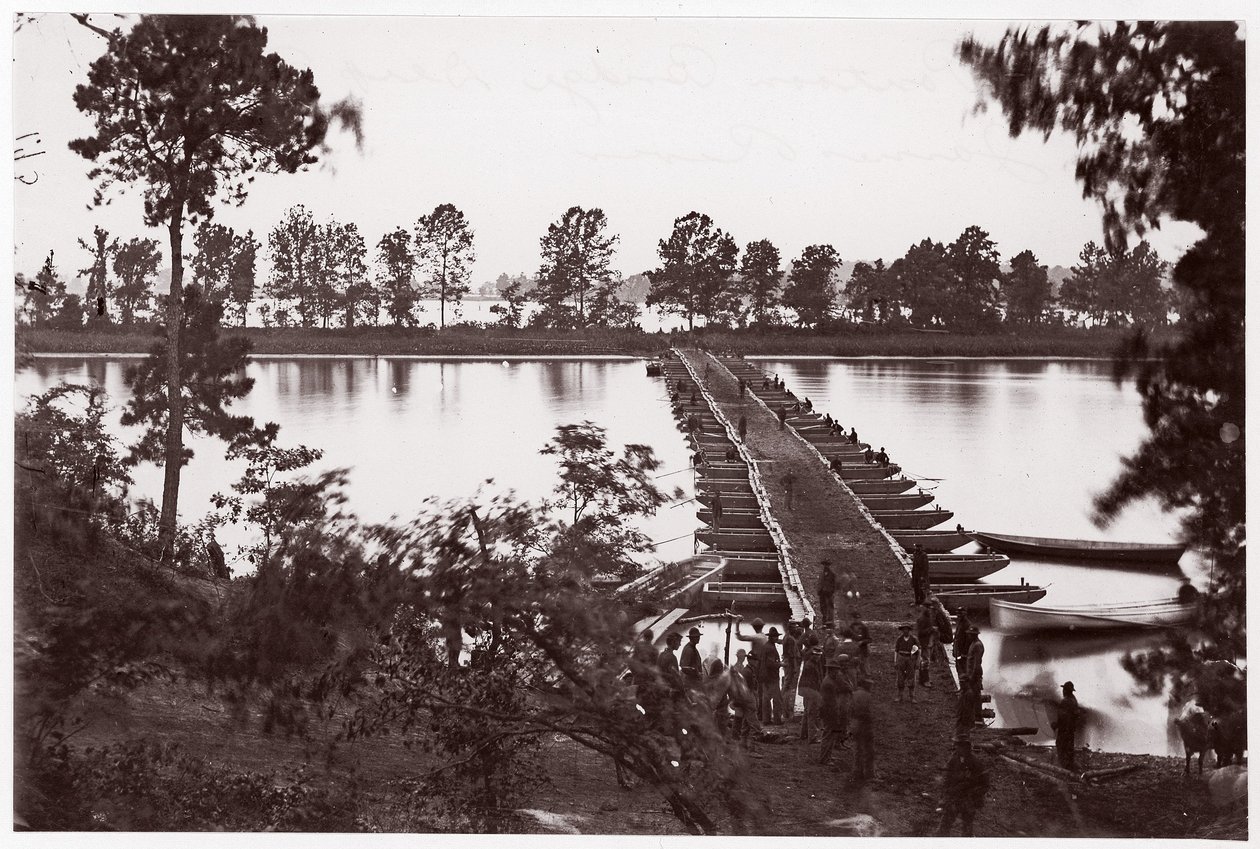Building Quarters at Fort Brady, ca. 1865 (albumin sølvtryk fra glasnegativ) af American Photographer