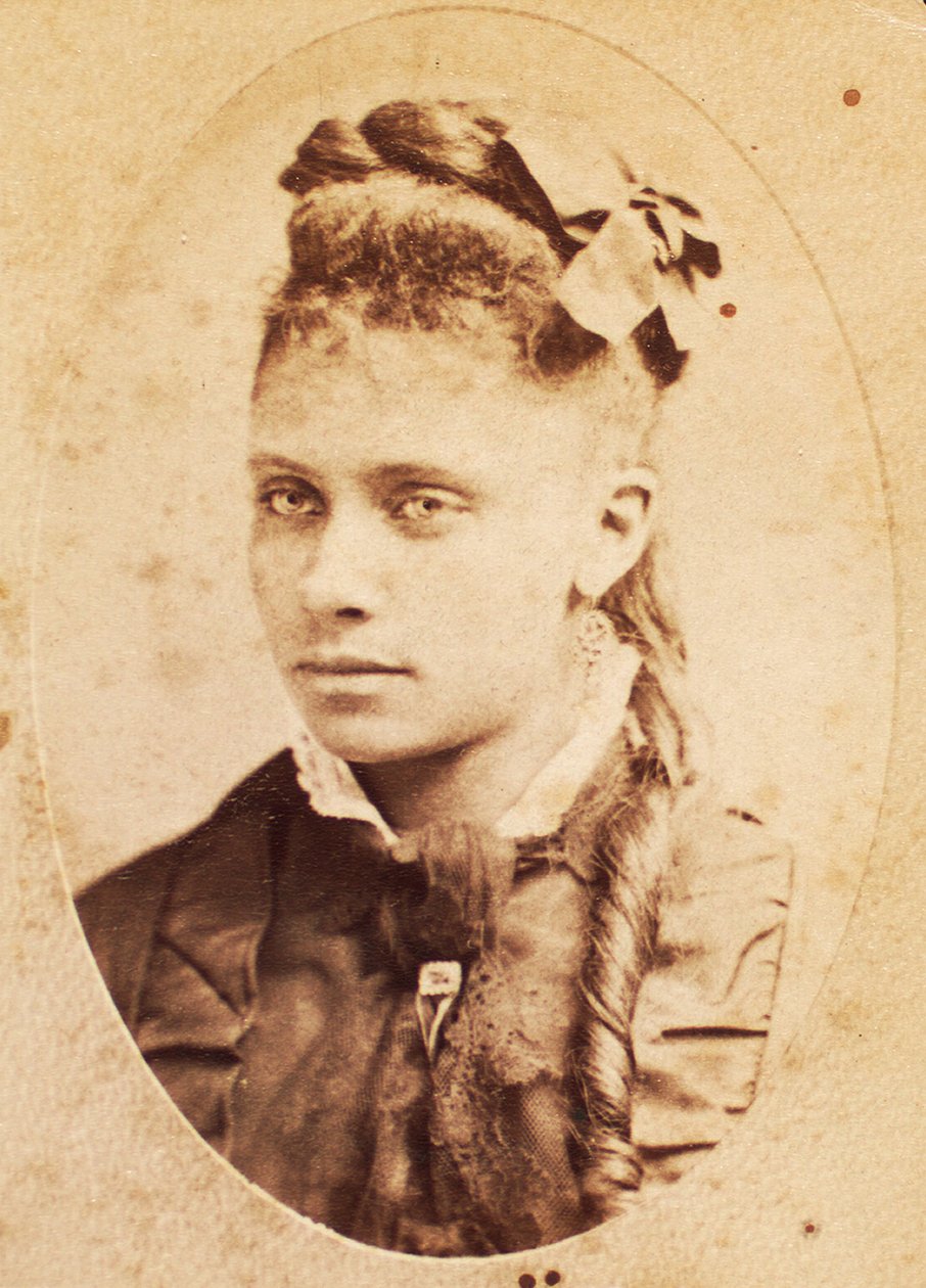Carte de visite af ung afroamerikansk kvinde, ca. 1880 af American Photographer