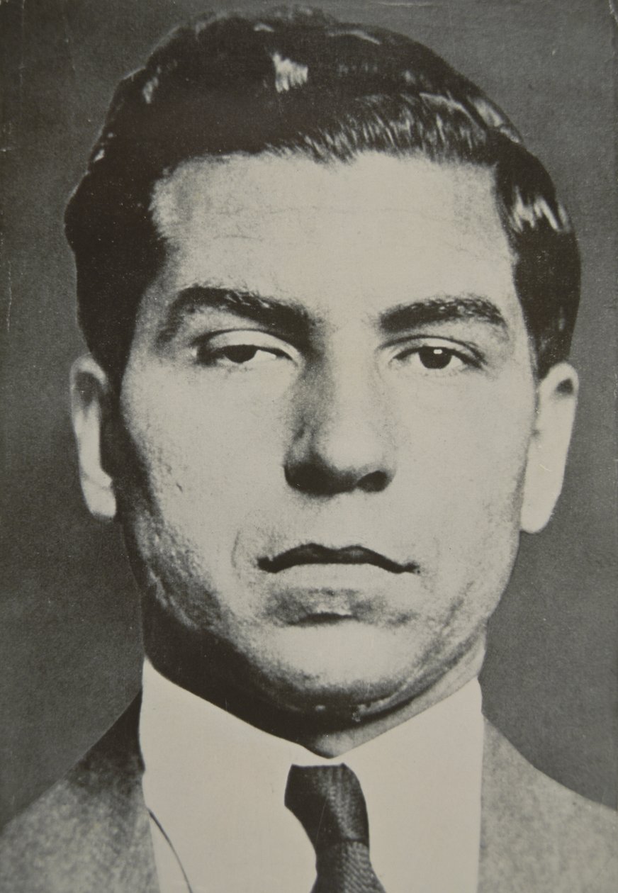 Charles "Lucky" Luciano (1897-1962) 1936 (s/h-foto) af American Photographer