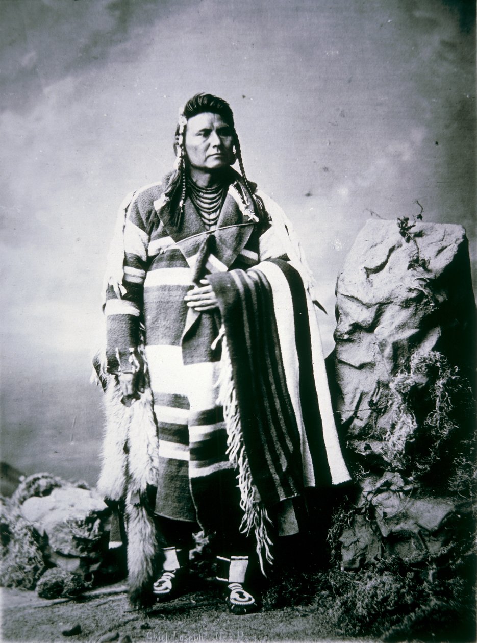 Chief Joseph (1840-1904) ca. 1880 (s/h-foto) af American Photographer