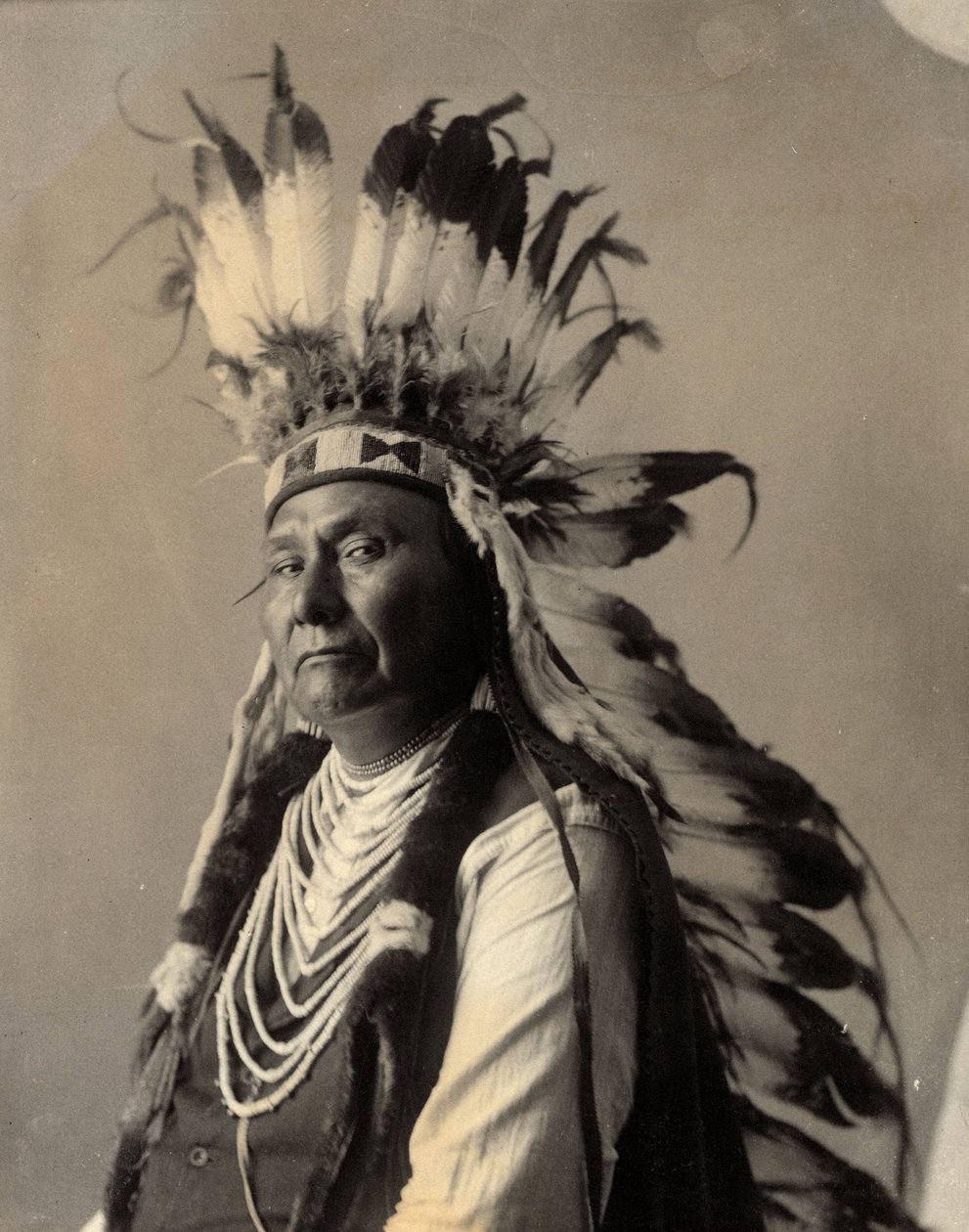 Chief Joseph Washington, Nez Perce, District of Columbia, april 1900 (s/h-foto) af American Photographer