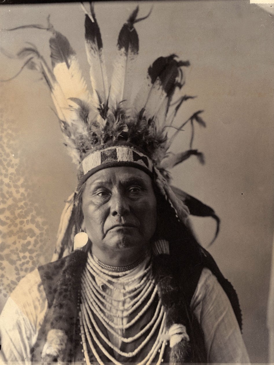 Chief Joseph Washington, Nez Perce, District of Columbia, april 1900 (s/h-foto) af American Photographer