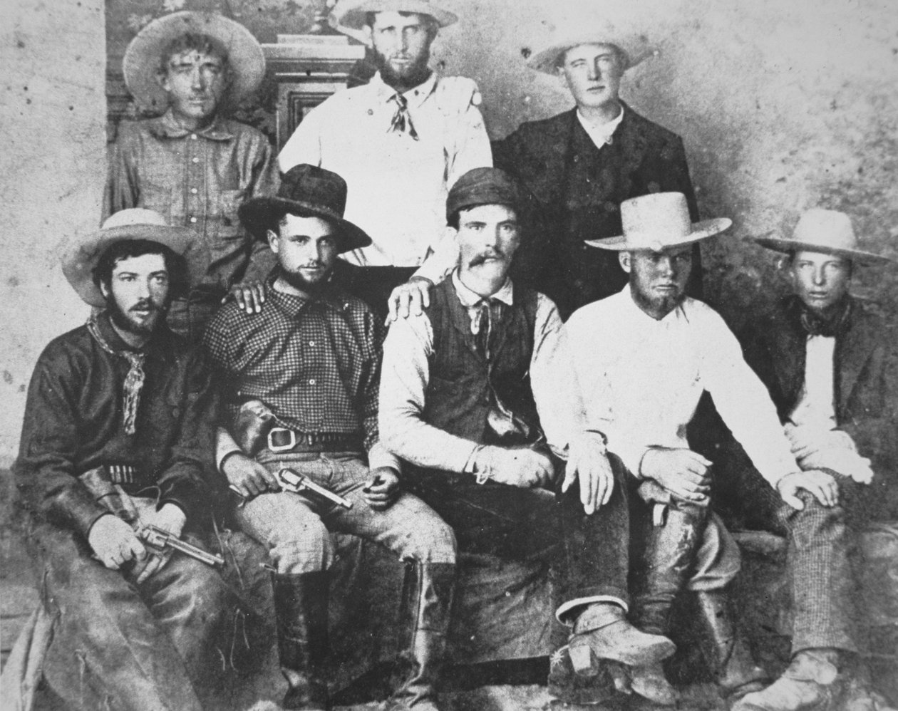 Cowboys fra XIT Ranch, Texas, ca. 1890 (s/h-billede) af American Photographer