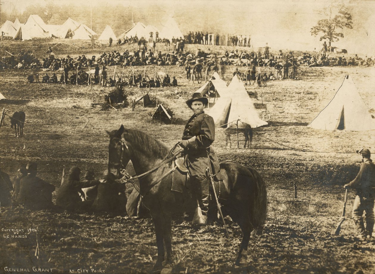 General Grant Montage ved City Point af American Photographer