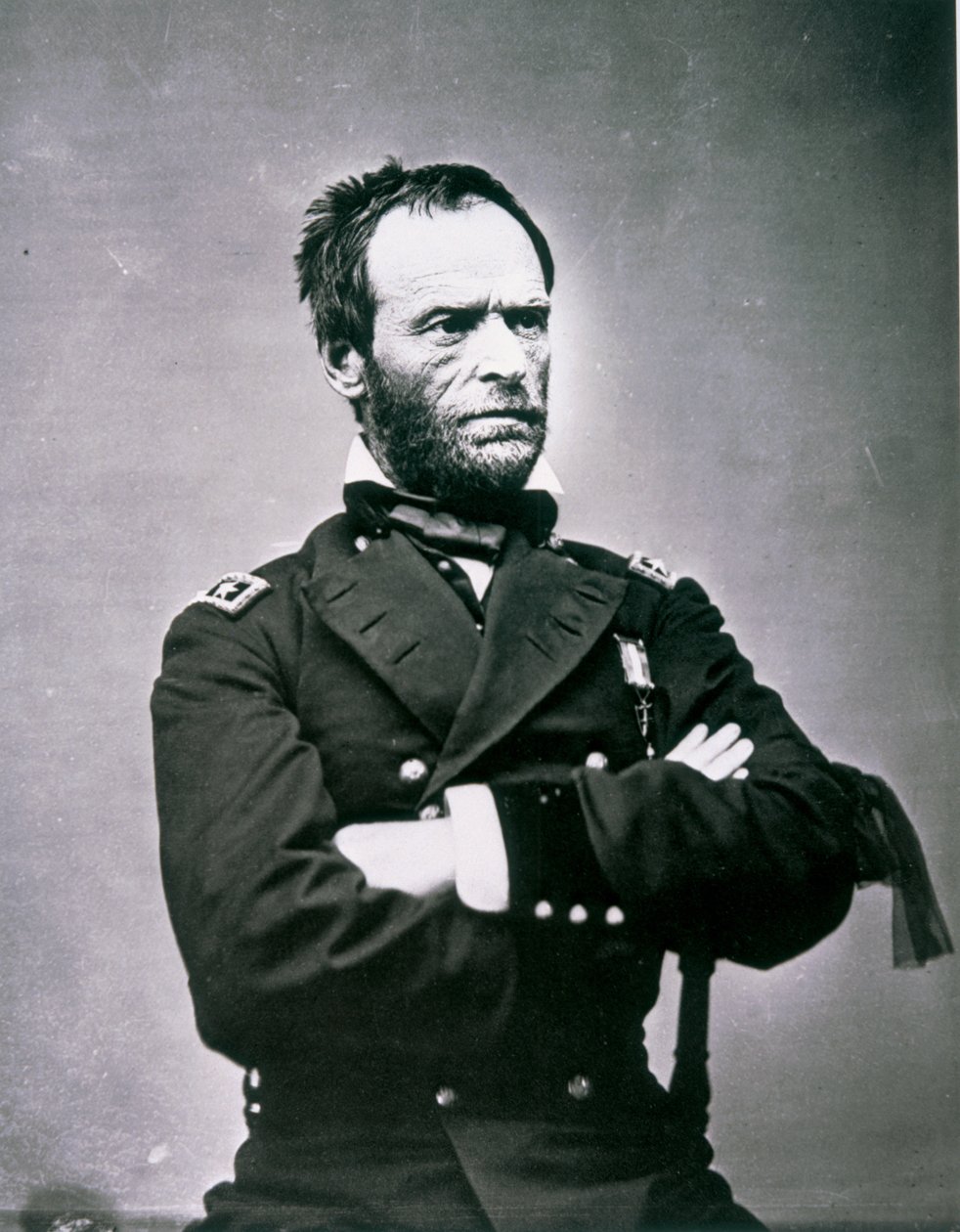 General William T. Sherman (1820-91) (s/hvid foto) af American Photographer